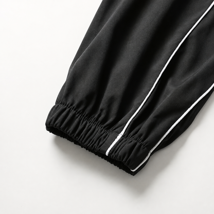 Reflective Stripe Jogger Pants With Elastic Cuffs For Men