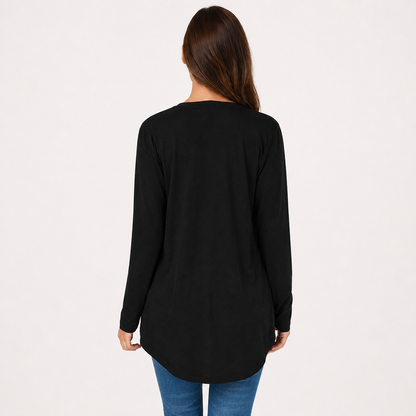 Casual Lightweight Long Sleeve Cardigan With Pockets For Women