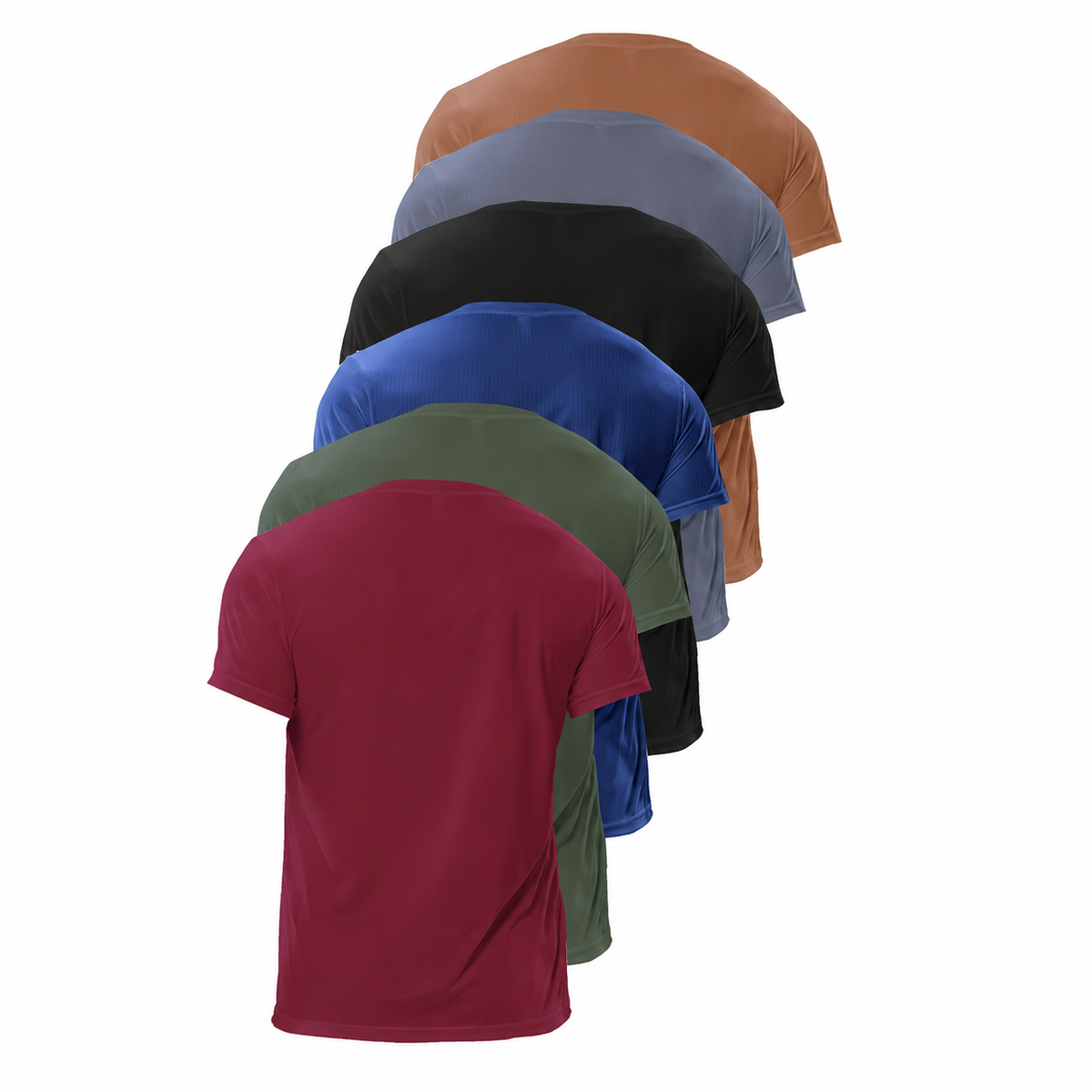 Pack Of 6 Quick Dry T Shirt For Gym And Running For Men