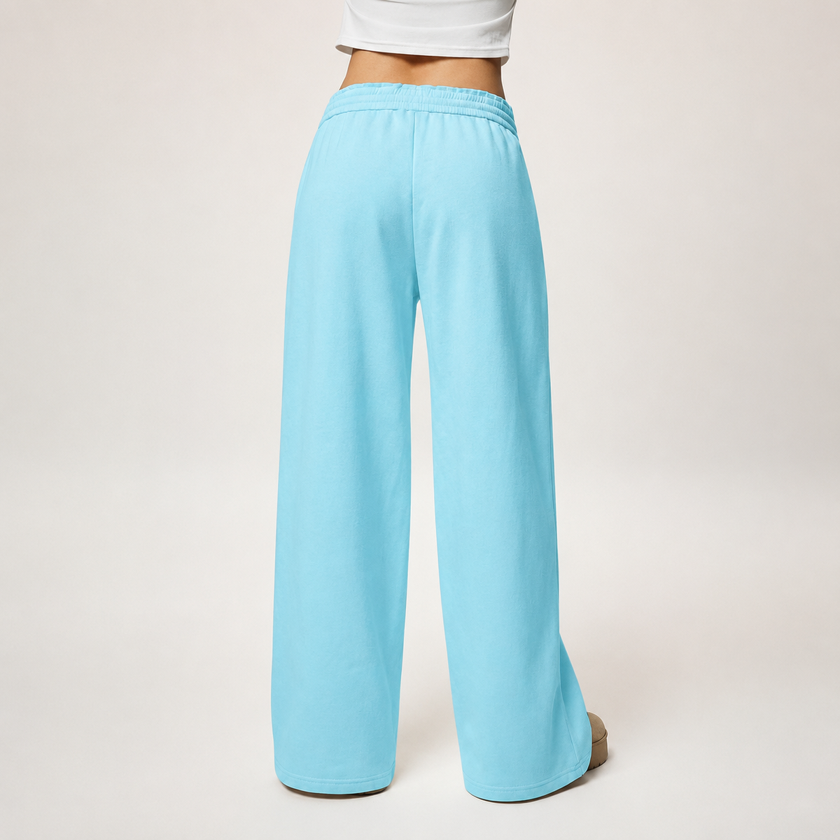 Thermal Lined Thick Versatile Loose Wide Sweatpants