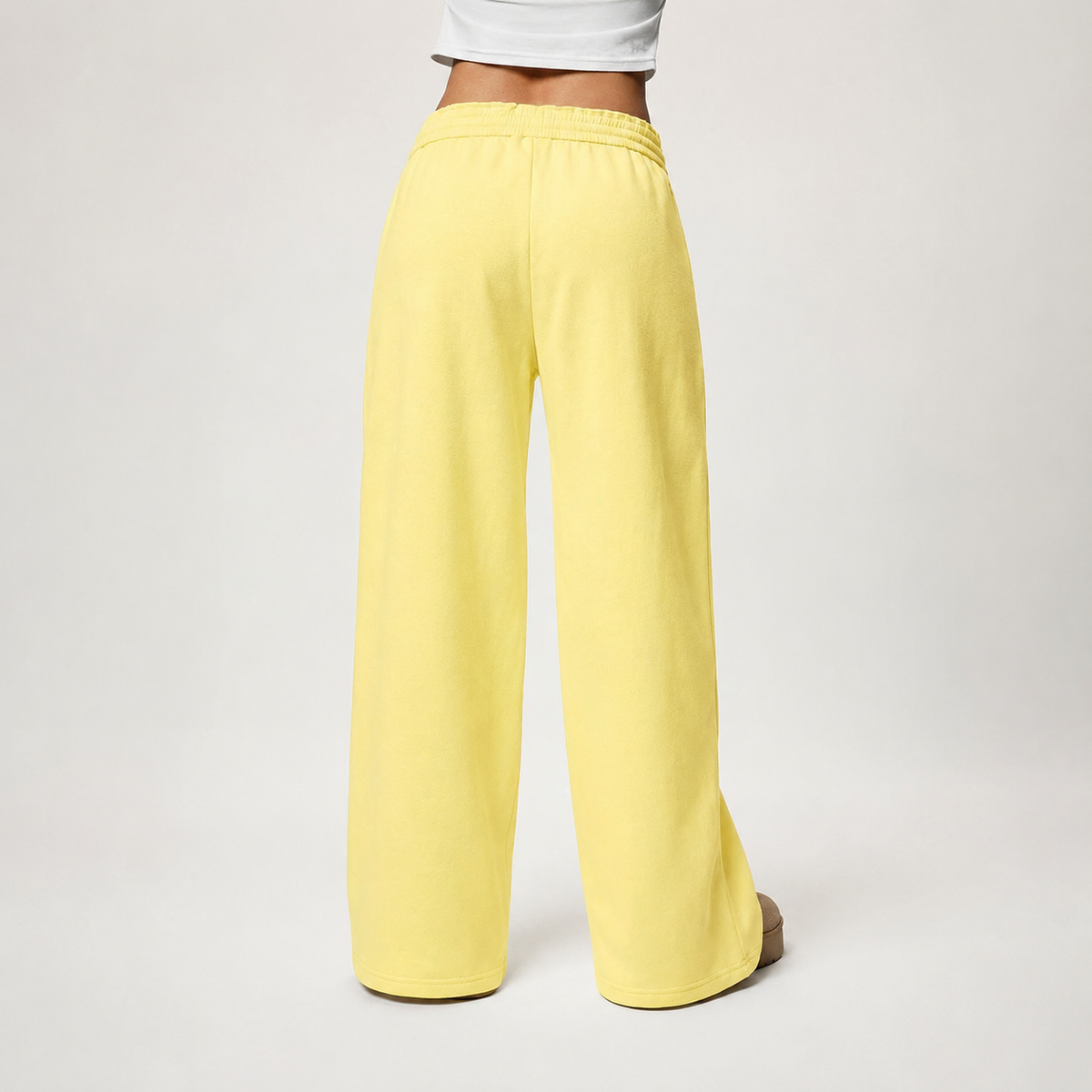 Thermal Lined Thick Versatile Loose Wide Sweatpants