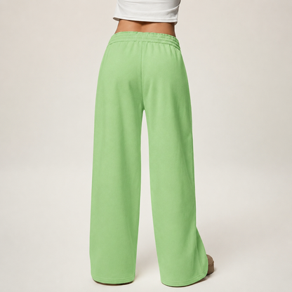Thermal Lined Thick Versatile Loose Wide Sweatpants