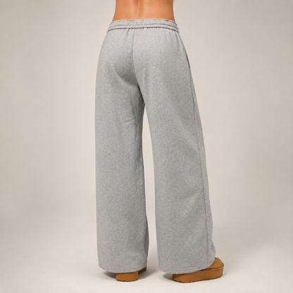 Thermal Lined Thick Versatile Loose Wide Sweatpants