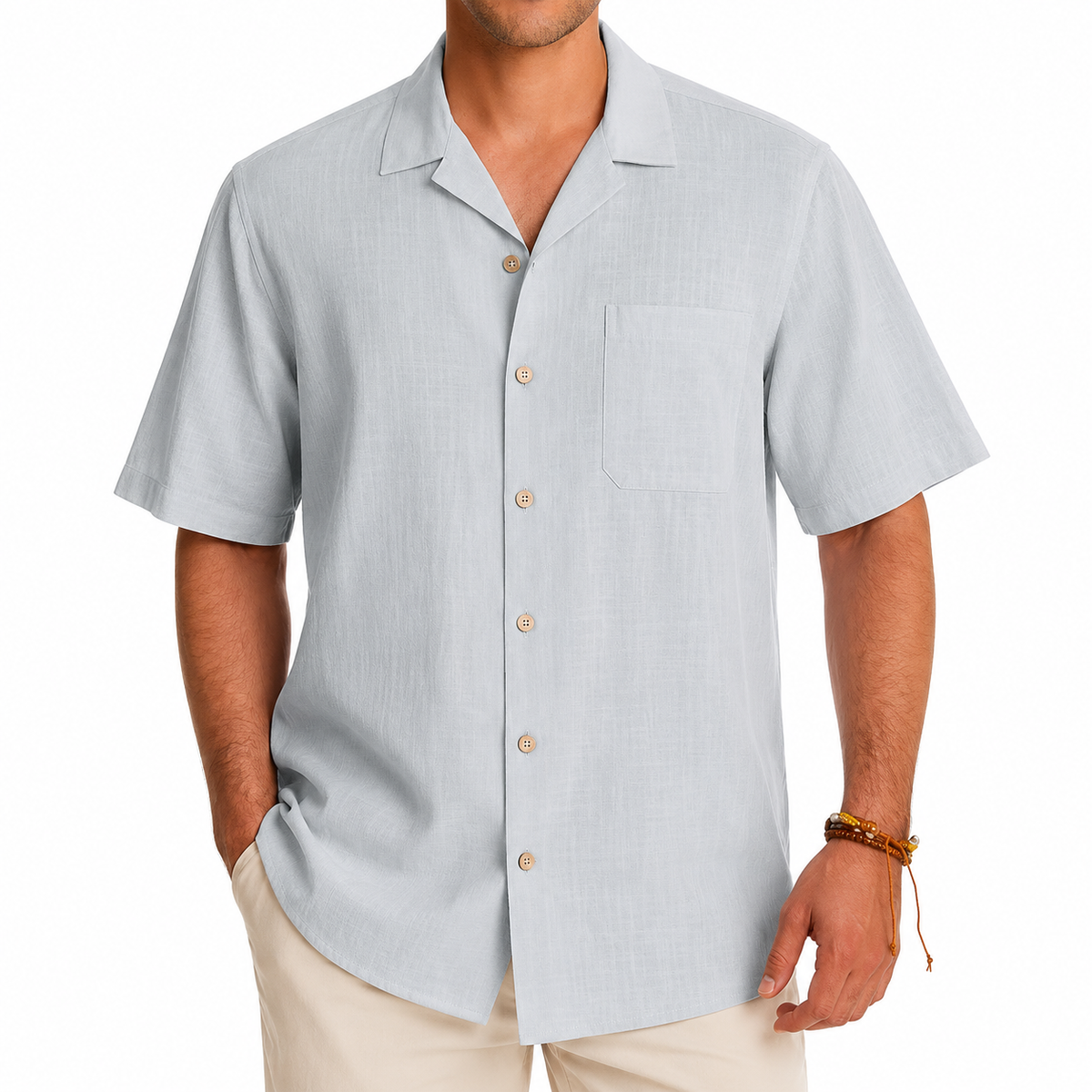 Short Sleeve Button Down Casual Hawaiian Shirts For Men