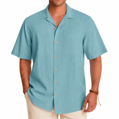 Short Sleeve Button Down Casual Hawaiian Shirts For Men
