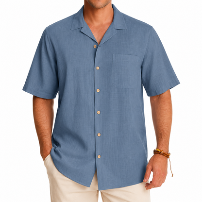 Short Sleeve Button Down Casual Hawaiian Shirts For Men