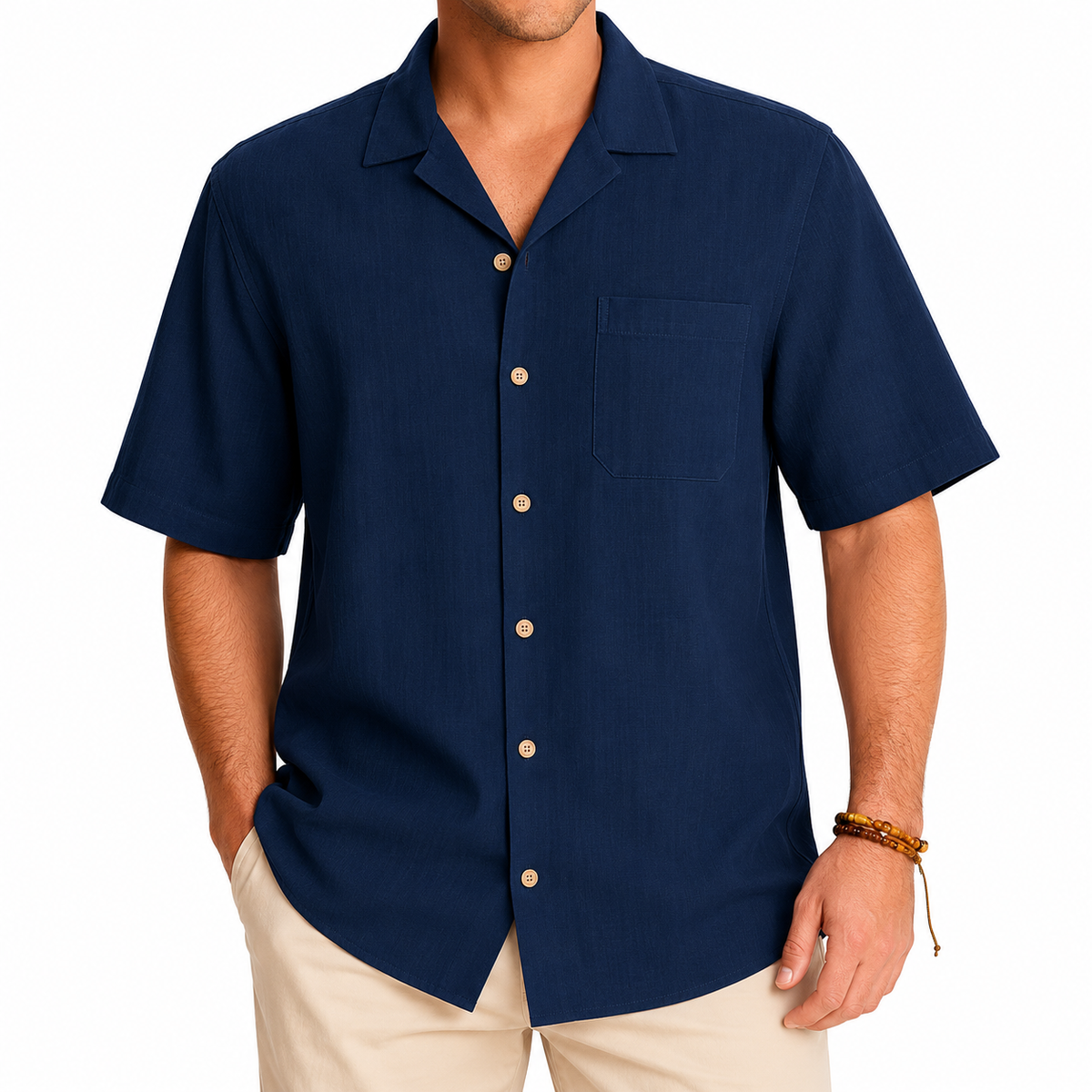 Short Sleeve Button Down Casual Hawaiian Shirts For Men