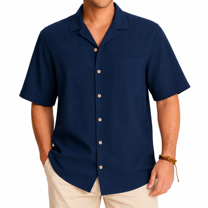 Short Sleeve Button Down Casual Hawaiian Shirts For Men