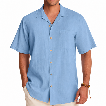 Short Sleeve Button Down Casual Hawaiian Shirts For Men