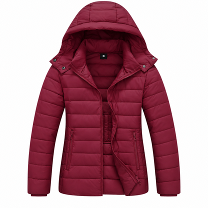 Lightweight Waterproof Puffer Jacket For Cold Winter For Women