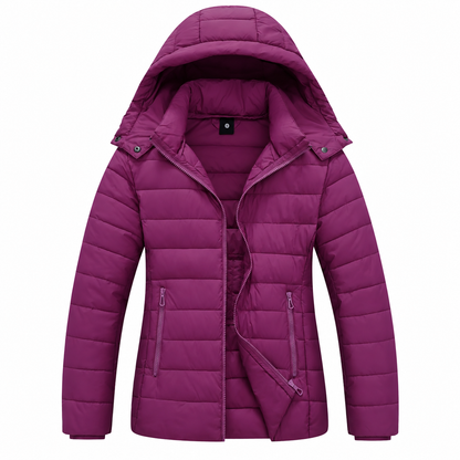 Lightweight Waterproof Puffer Jacket For Cold Winter For Women