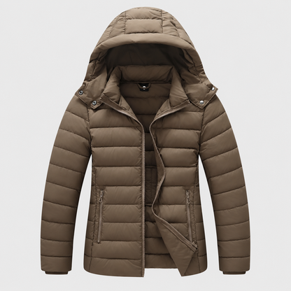 Lightweight Waterproof Puffer Jacket For Cold Winter For Women