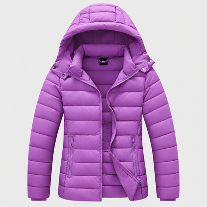 Lightweight Waterproof Puffer Jacket For Cold Winter For Women