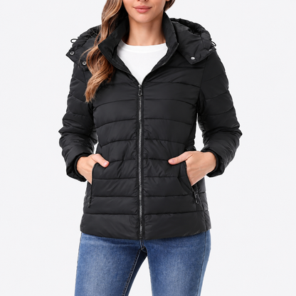Lightweight Waterproof Puffer Jacket For Cold Winter For Women