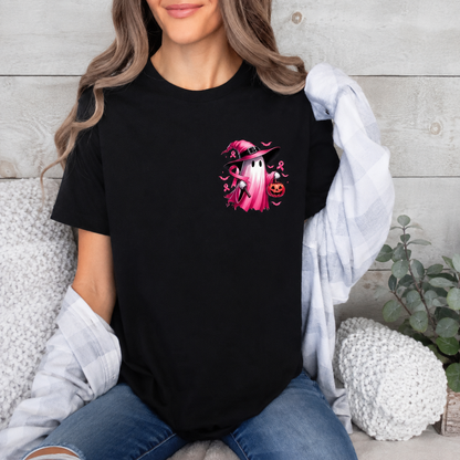Halloween October Quote Printed Short Sleeve T Shirt For Women