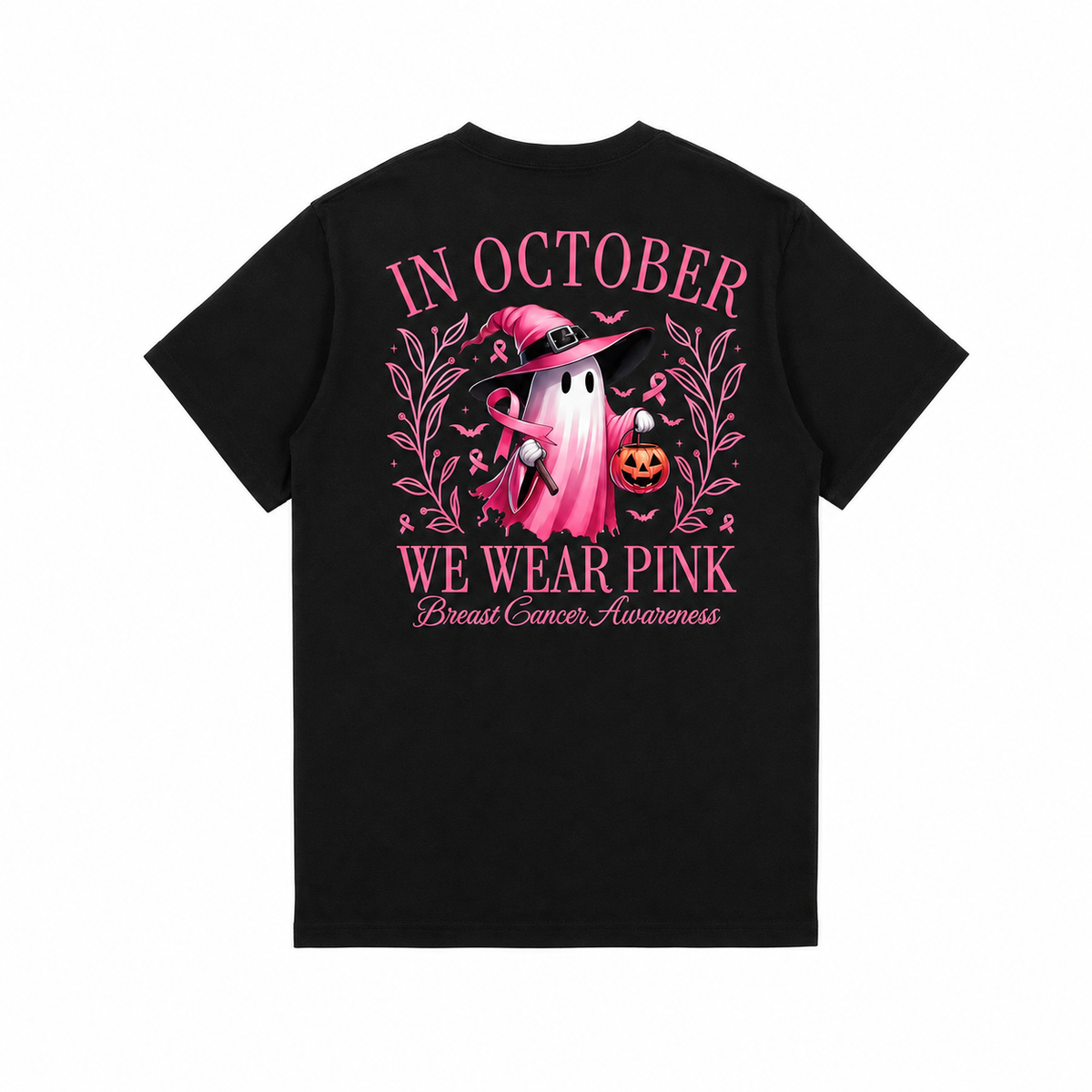 Halloween October Quote Printed Short Sleeve T Shirt For Women