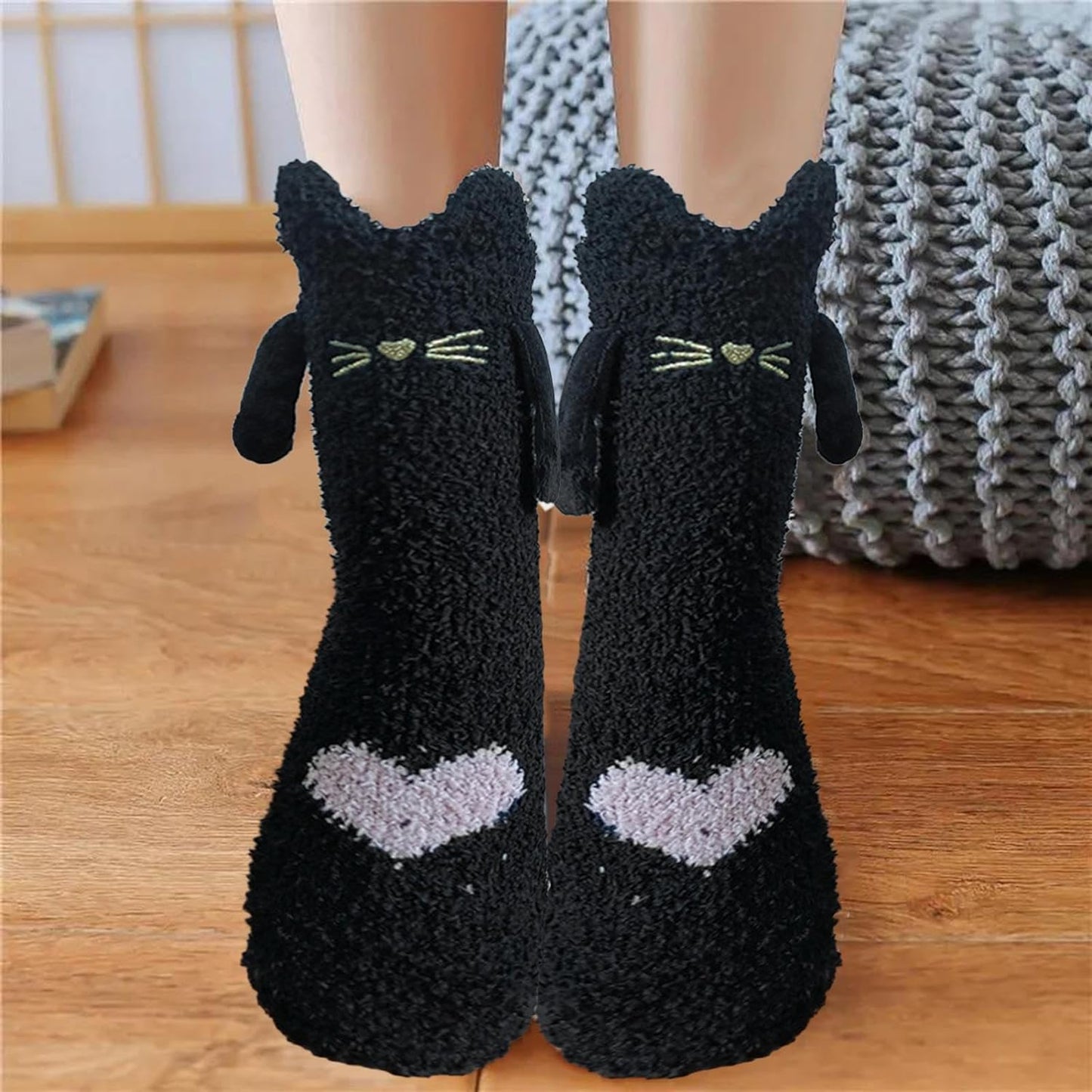 Christmas 3D Magnetic Couple Socks