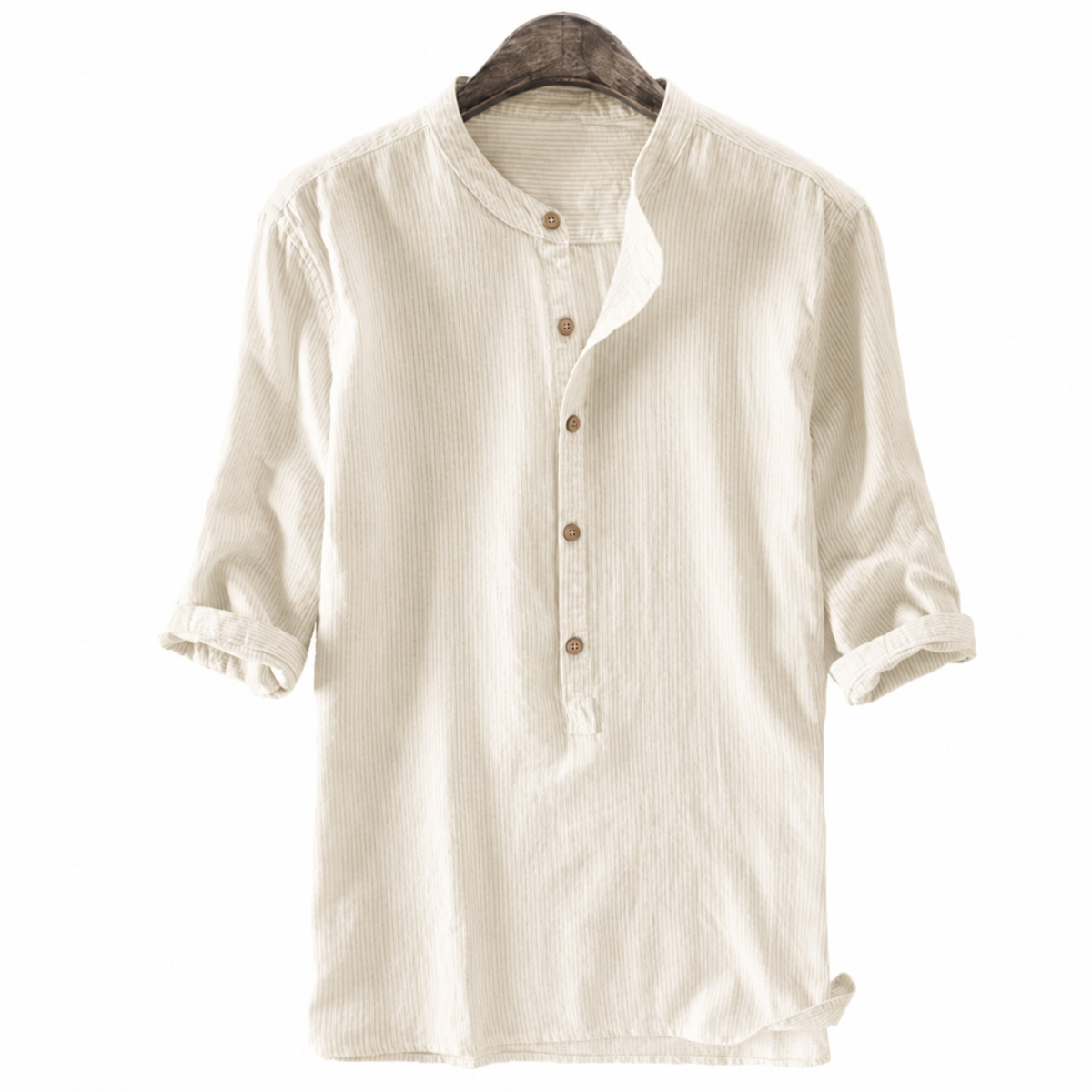 Classic Casual Buttons Henley Shirt