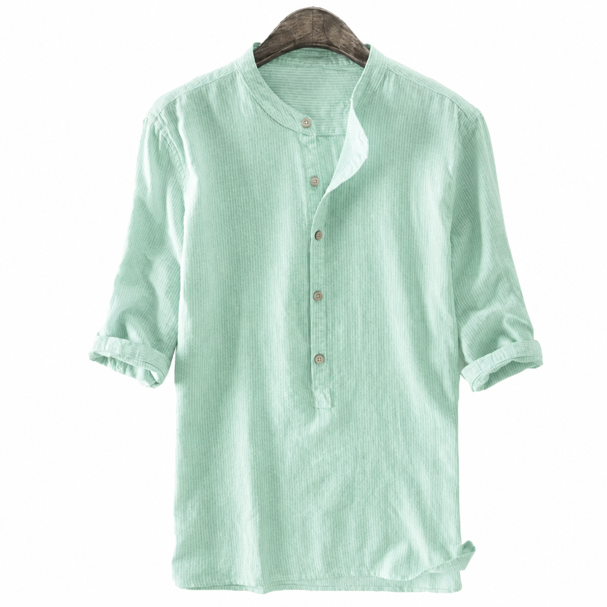 Classic Casual Buttons Henley Shirt