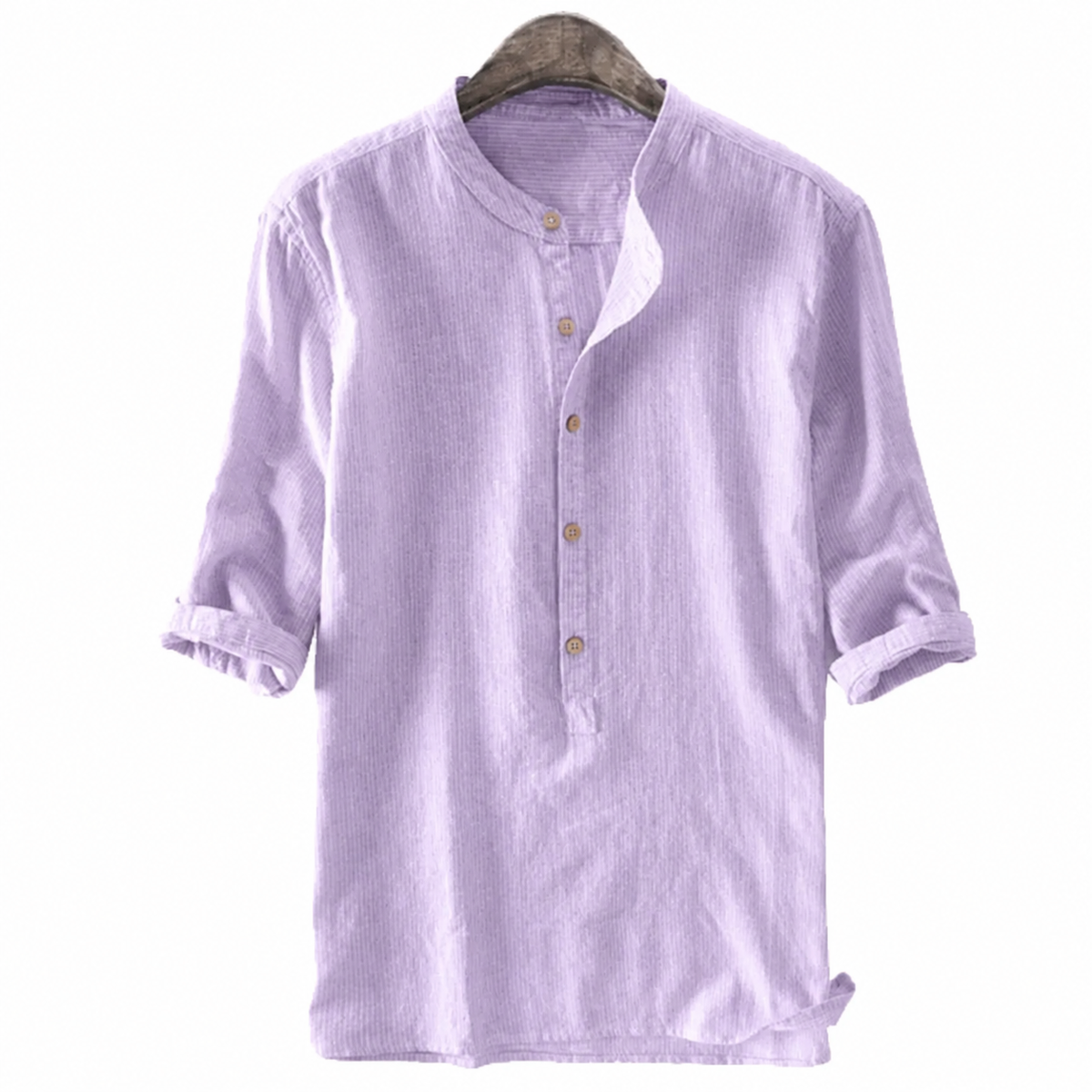 Classic Casual Buttons Henley Shirt