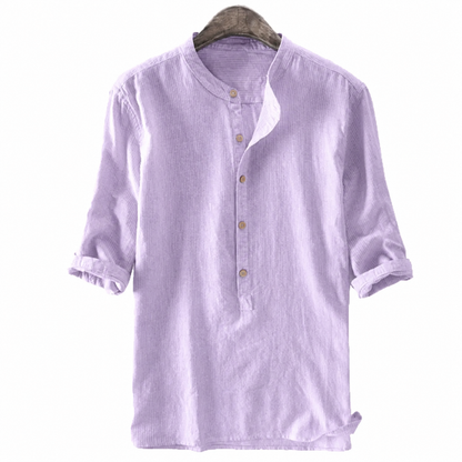 Classic Casual Buttons Henley Shirt