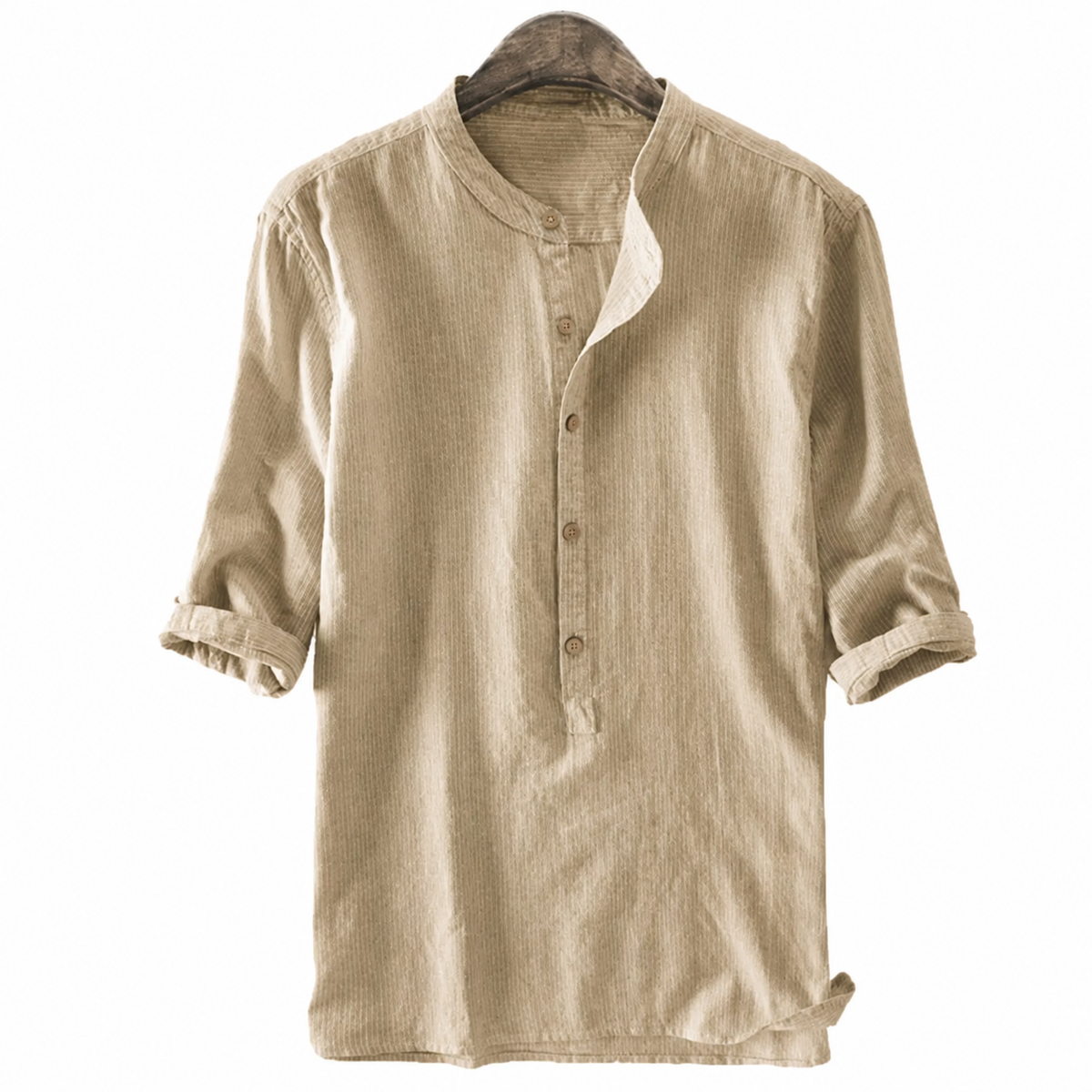 Classic Casual Buttons Henley Shirt