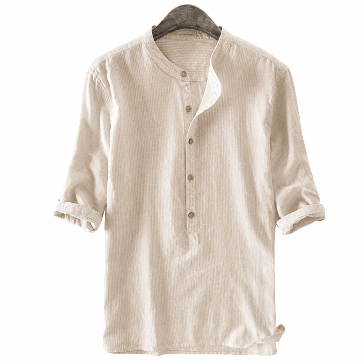 Classic Casual Buttons Henley Shirt