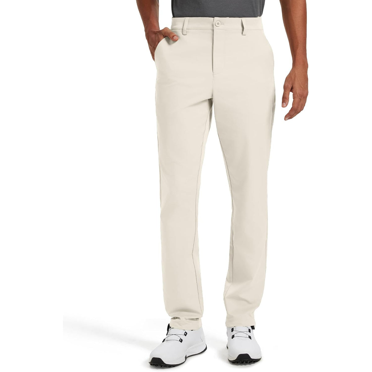 Classic Fit Golf Pants With Stretch Comfort For Men
