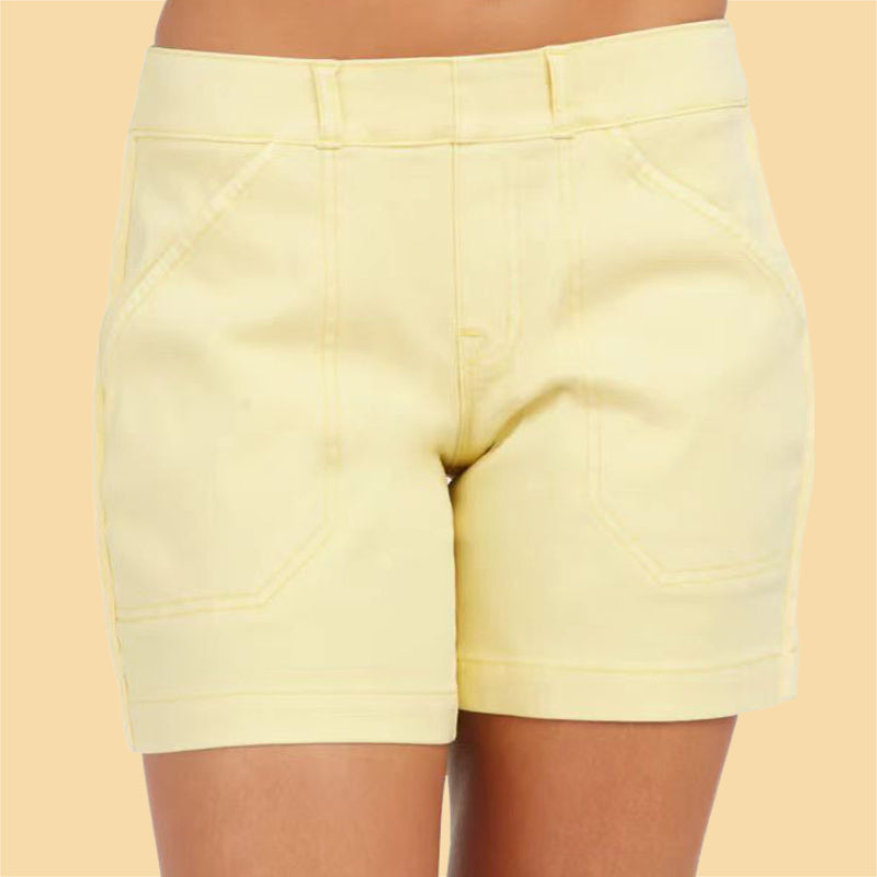 Comfort Twill Shorts With Pockets