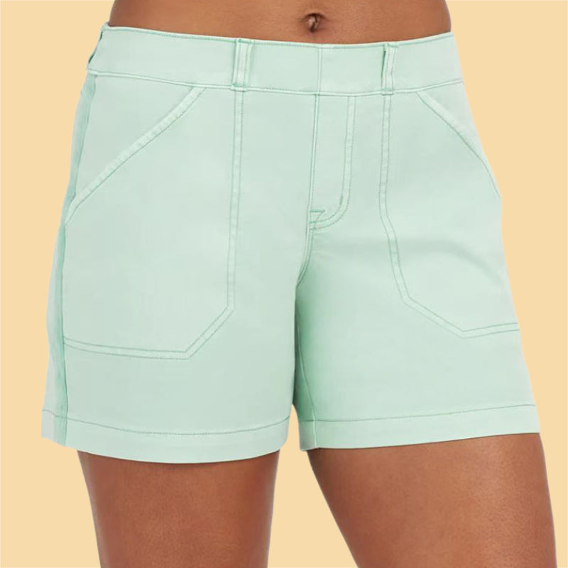 Comfort Twill Shorts With Pockets