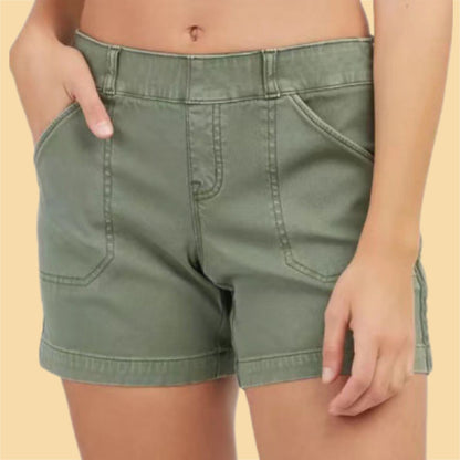 Bequeme Twill-Shorts mit Taschen 