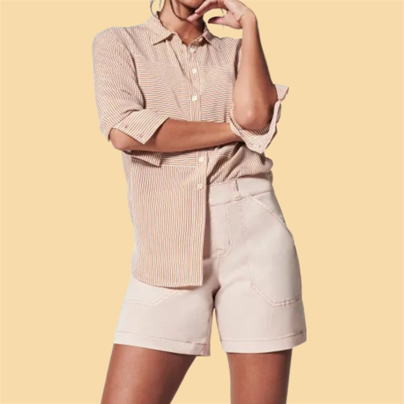 Bequeme Twill-Shorts mit Taschen 