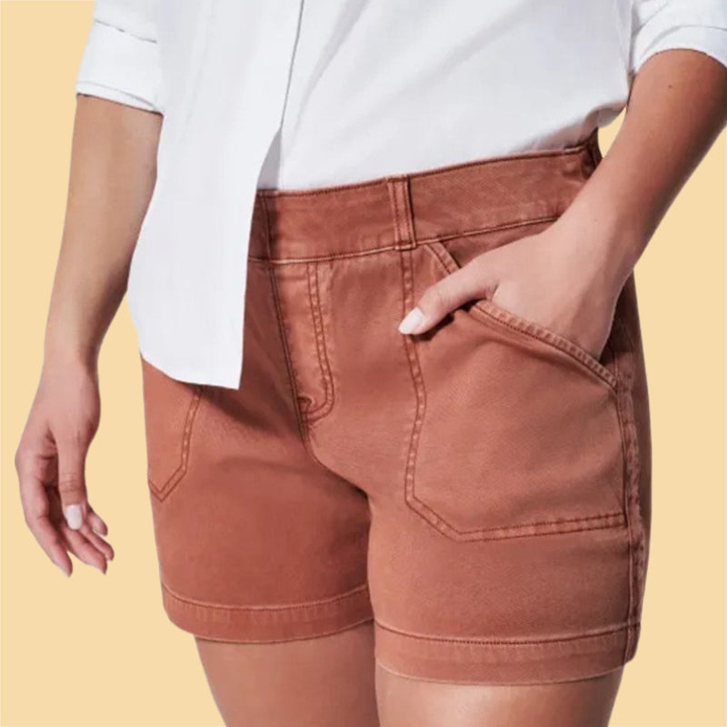 Comfort Twill Shorts With Pockets