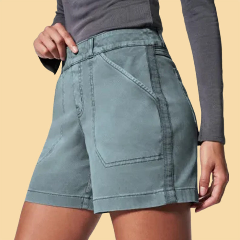 Bequeme Twill-Shorts mit Taschen 