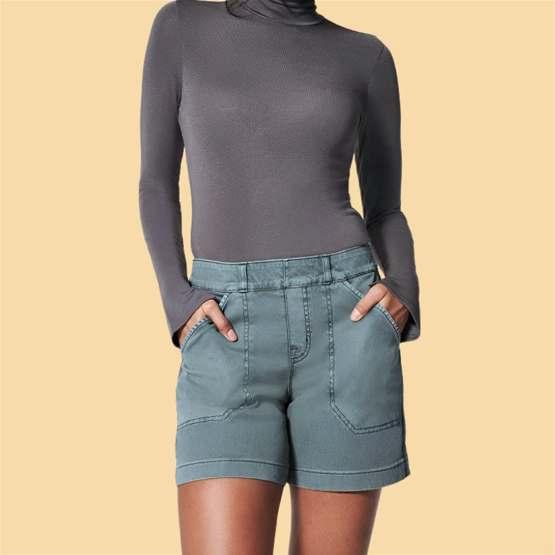 Bequeme Twill-Shorts mit Taschen 