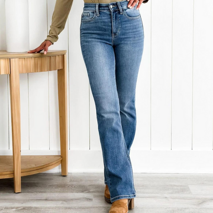 Judy Holy Grail Bauchkontrollierende Bootcut-Jeans