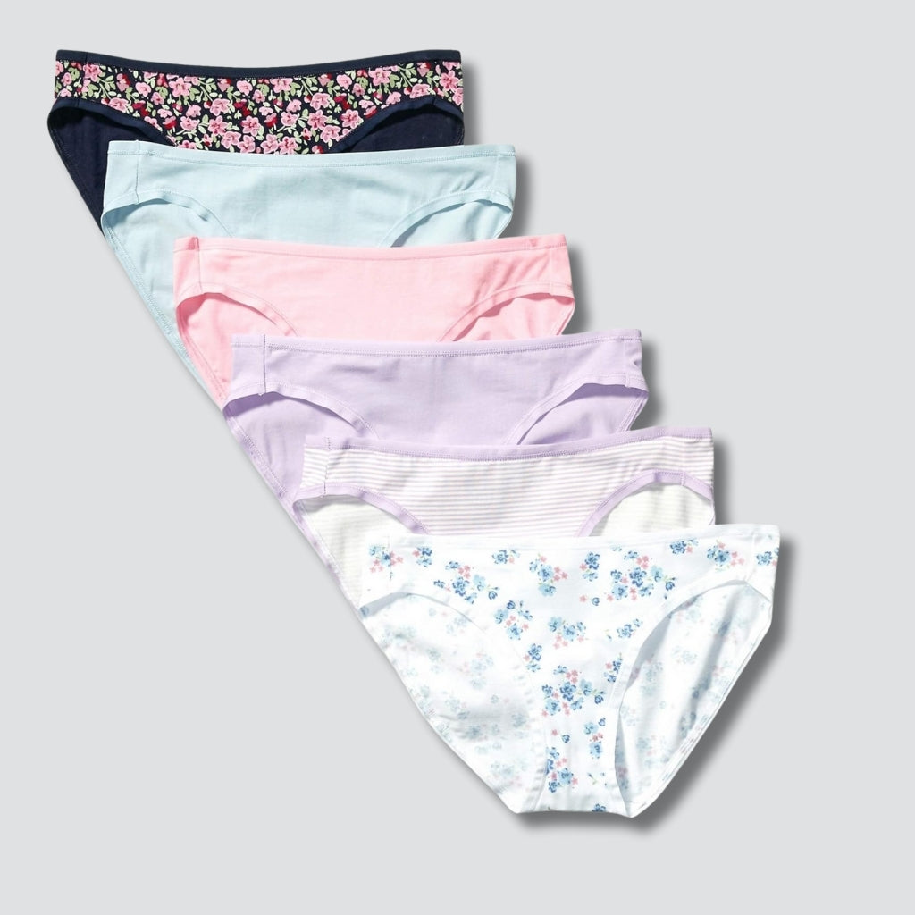 Pack Of 6 Bikini Brief Panties