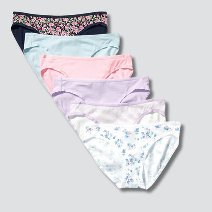 Pack Of 6 Bikini Brief Panties