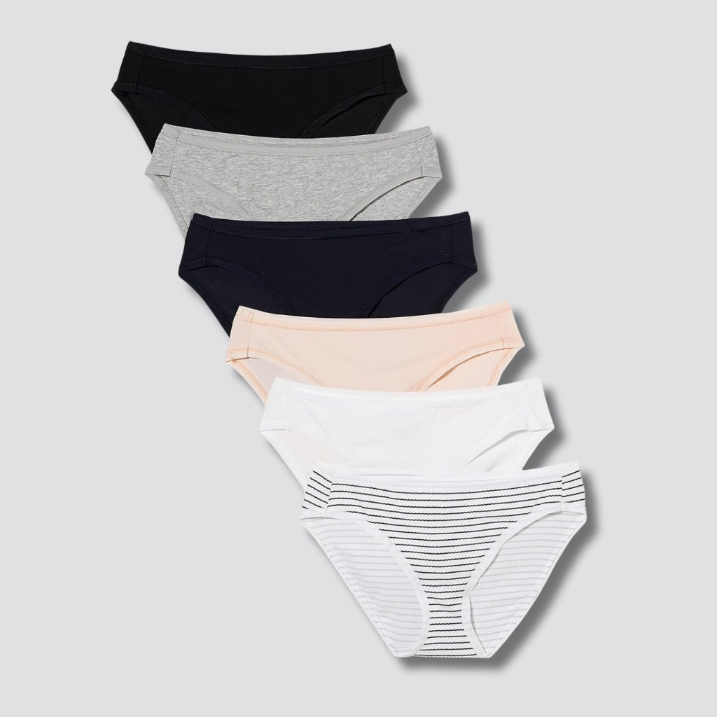 Pack Of 6 Bikini Brief Panties