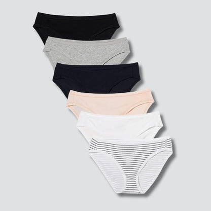 Pack Of 6 Bikini Brief Panties