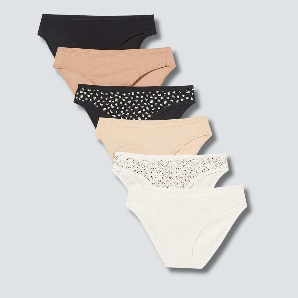 Pack Of 6 Bikini Brief Panties