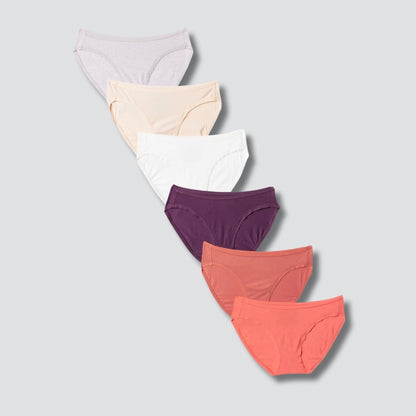 Pack Of 6 Bikini Brief Panties