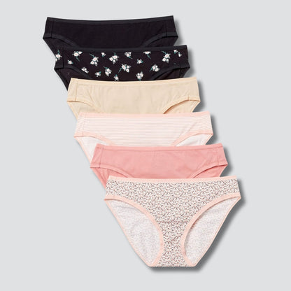 Pack Of 6 Bikini Brief Panties