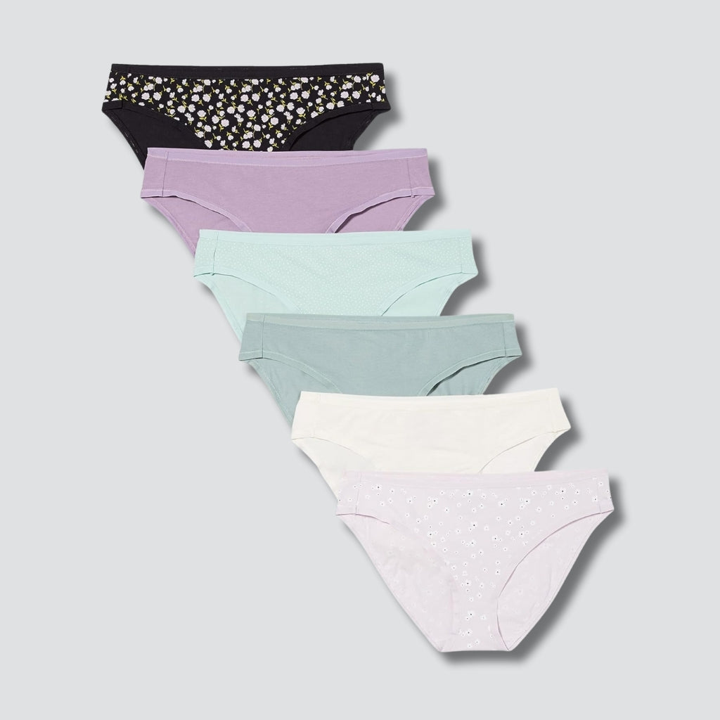 Pack Of 6 Bikini Brief Panties