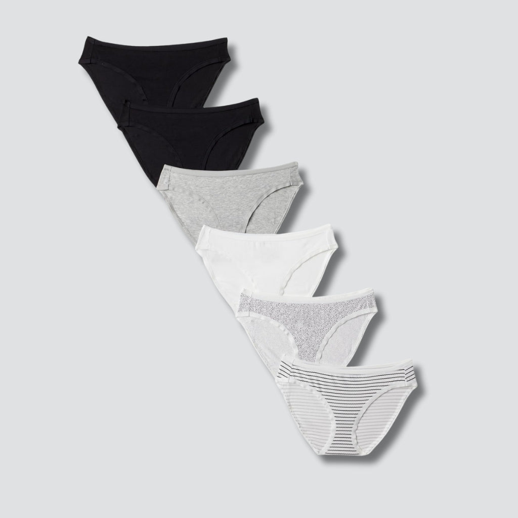Pack Of 6 Bikini Brief Panties
