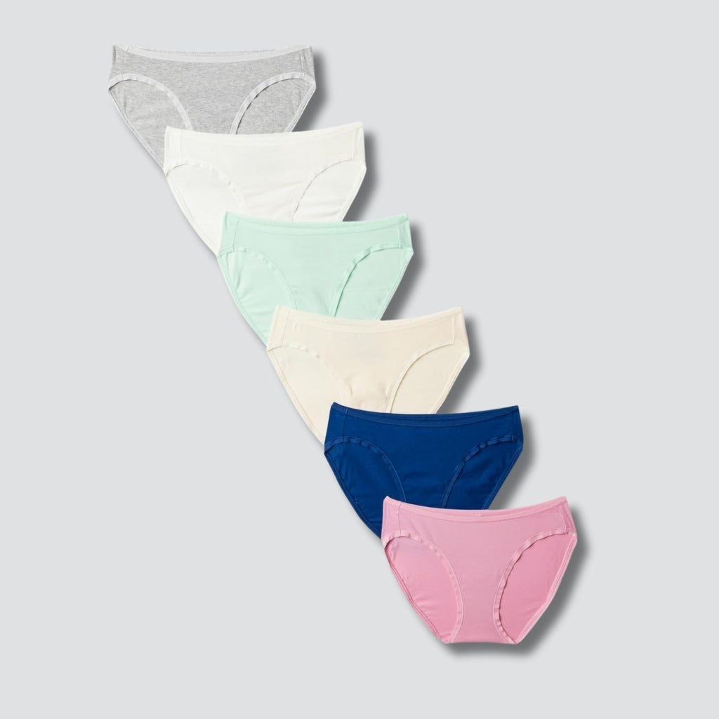 Pack Of 6 Bikini Brief Panties