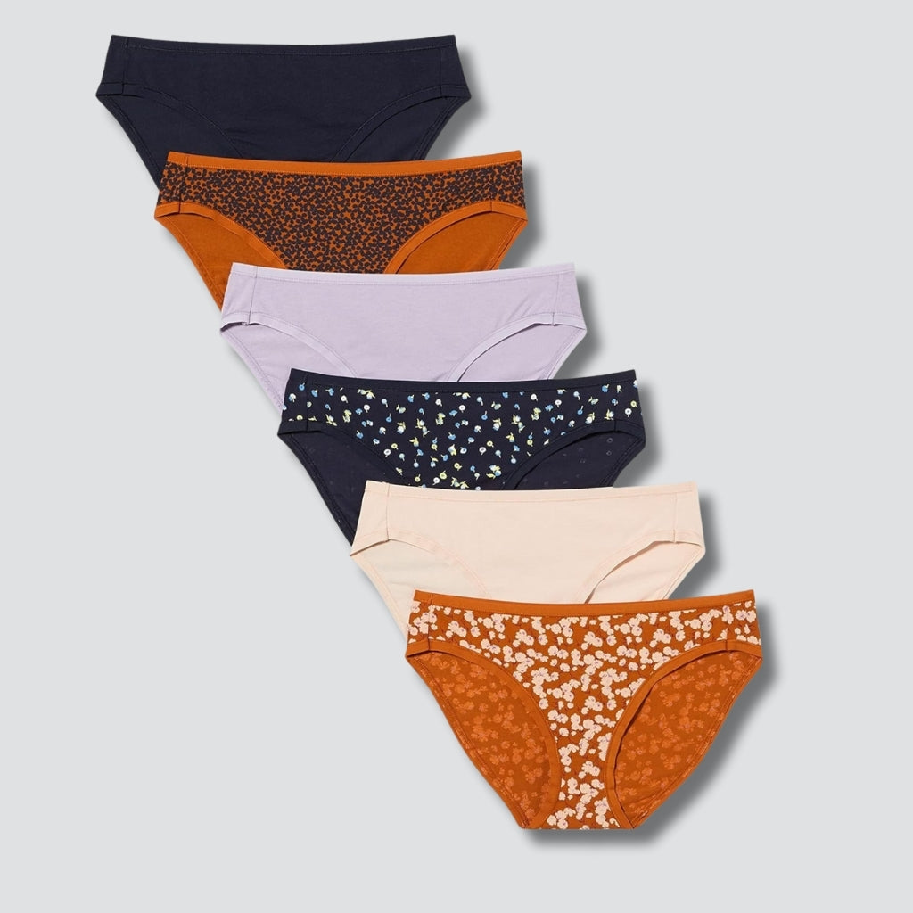 Pack Of 6 Bikini Brief Panties