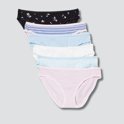 Pack Of 6 Bikini Brief Panties