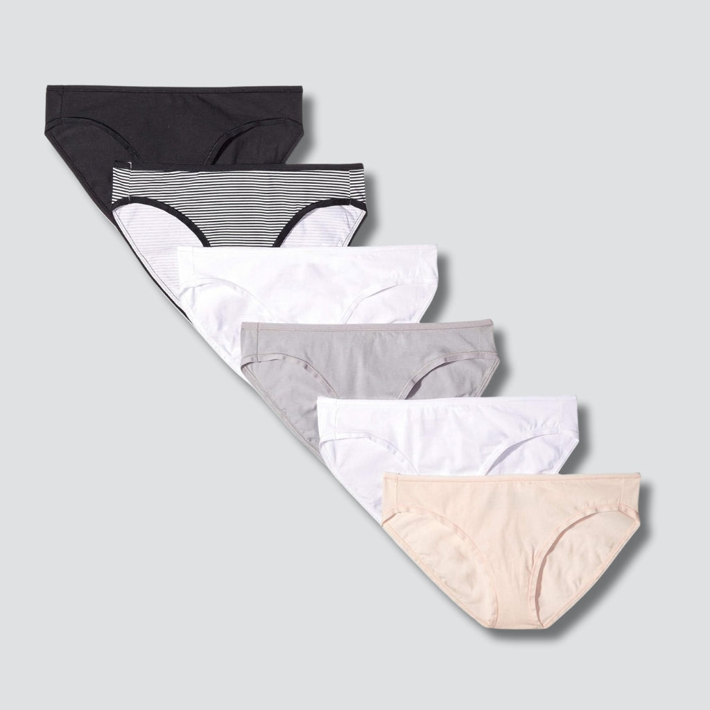 Pack Of 6 Bikini Brief Panties
