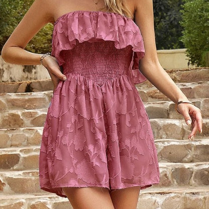 Eleganter, müheloser Rüschen-Strampler